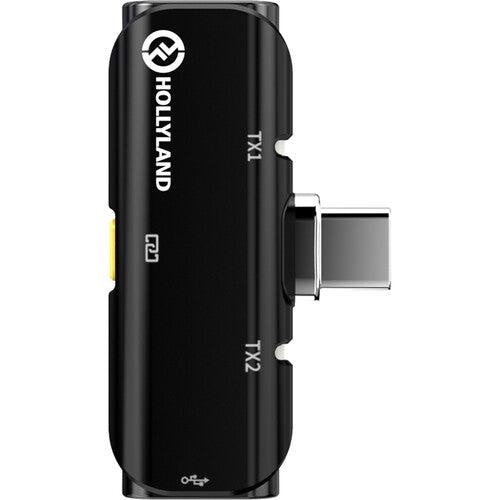 Hollyland LARK C1 DUO 2 Person Wireless Microphone System with USB C Connector for Mobile Devices (Black, 2.4 GHz) Hollyland LARK C1 DUO 2 Person Wireless Microphone System with USB C Connector for Mobile Devices (Black, 2.4 GHz)